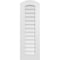 Ekena Millwork Arch Top Surface Mount PVC Gable Vent: Functional, w/ 3-1/2"W x 1"P Standard Frame, 14"W x 42"H GVPAR14X4201SF - alternate 1